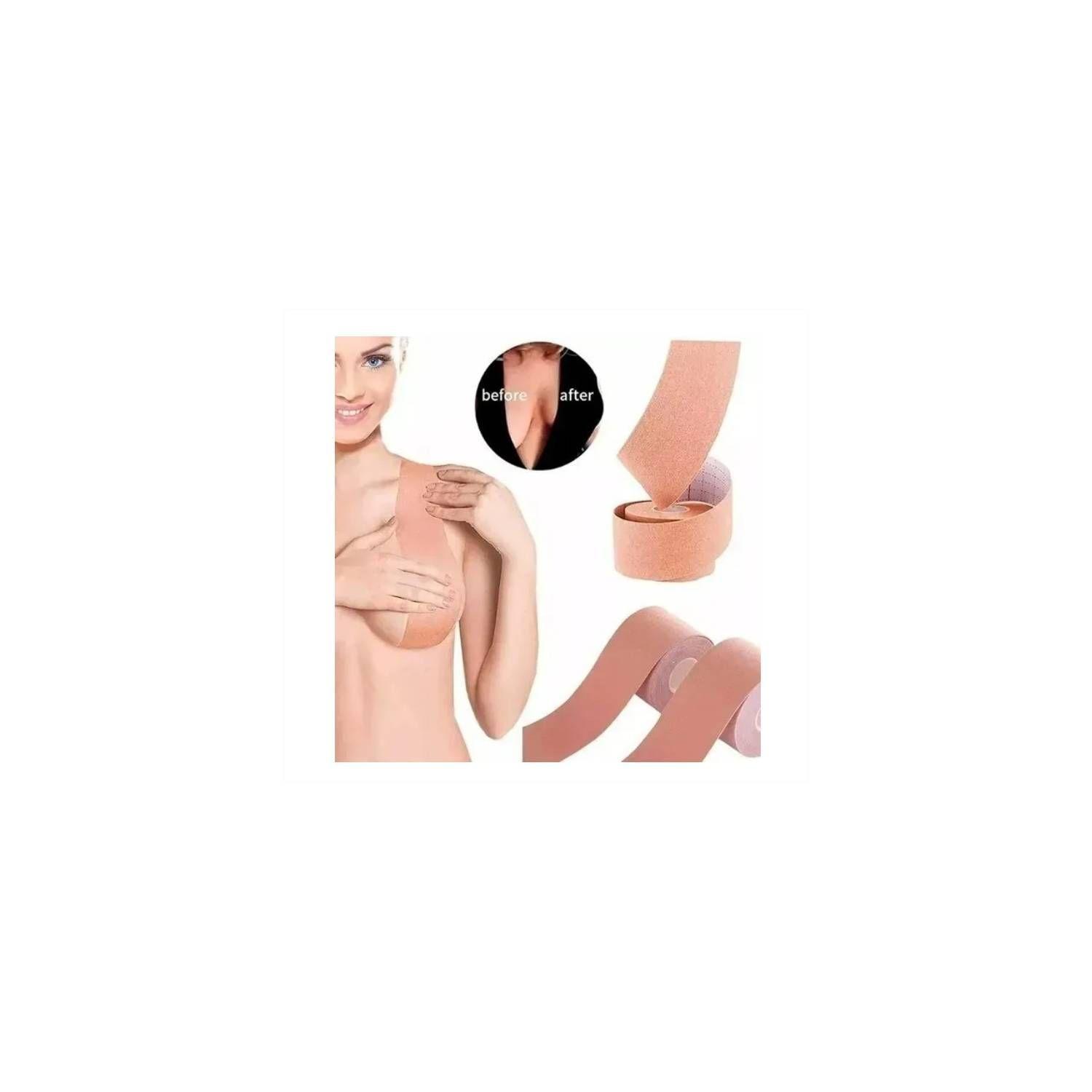 Cinta Modeladora Adhesiva Boob Tape Café-1