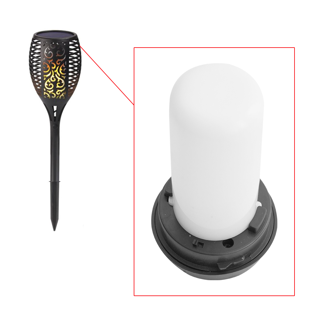 Pack 2 Estaca Antorcha Farol Solar Led Jardin-2
