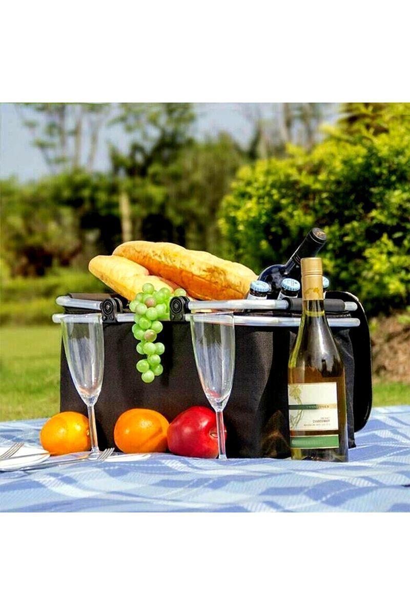 Cooler Bolso Plegable Negro-1