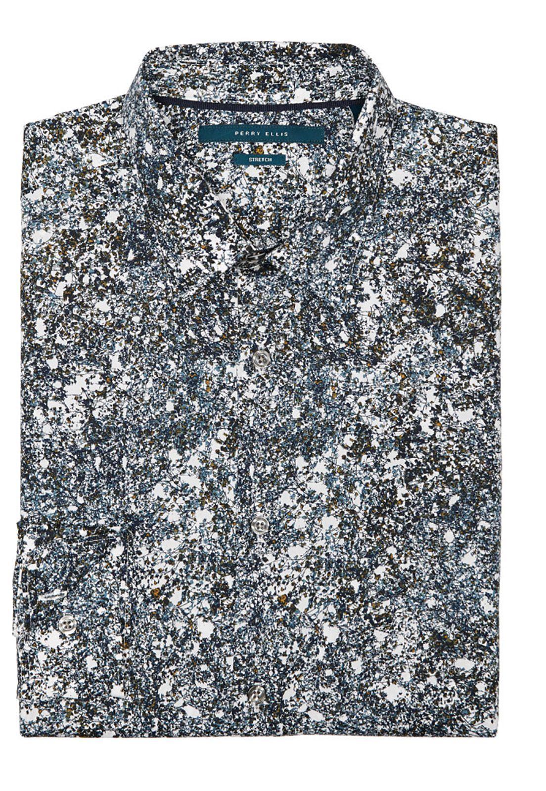 Camisa. Blanco. Casual. Estampada.-3