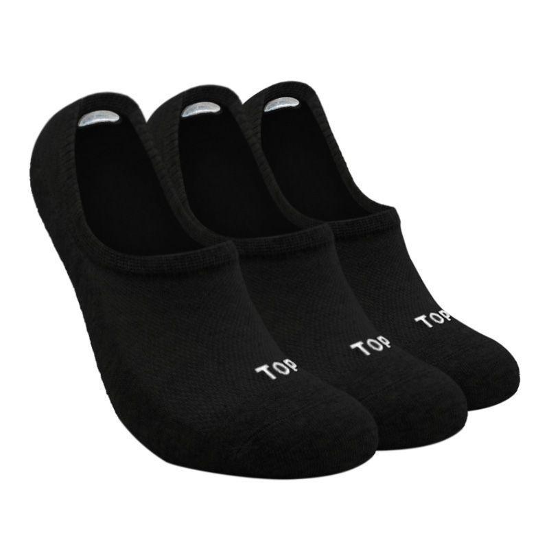 Calcetines Invisible Negros Pack 3 TOP-0
