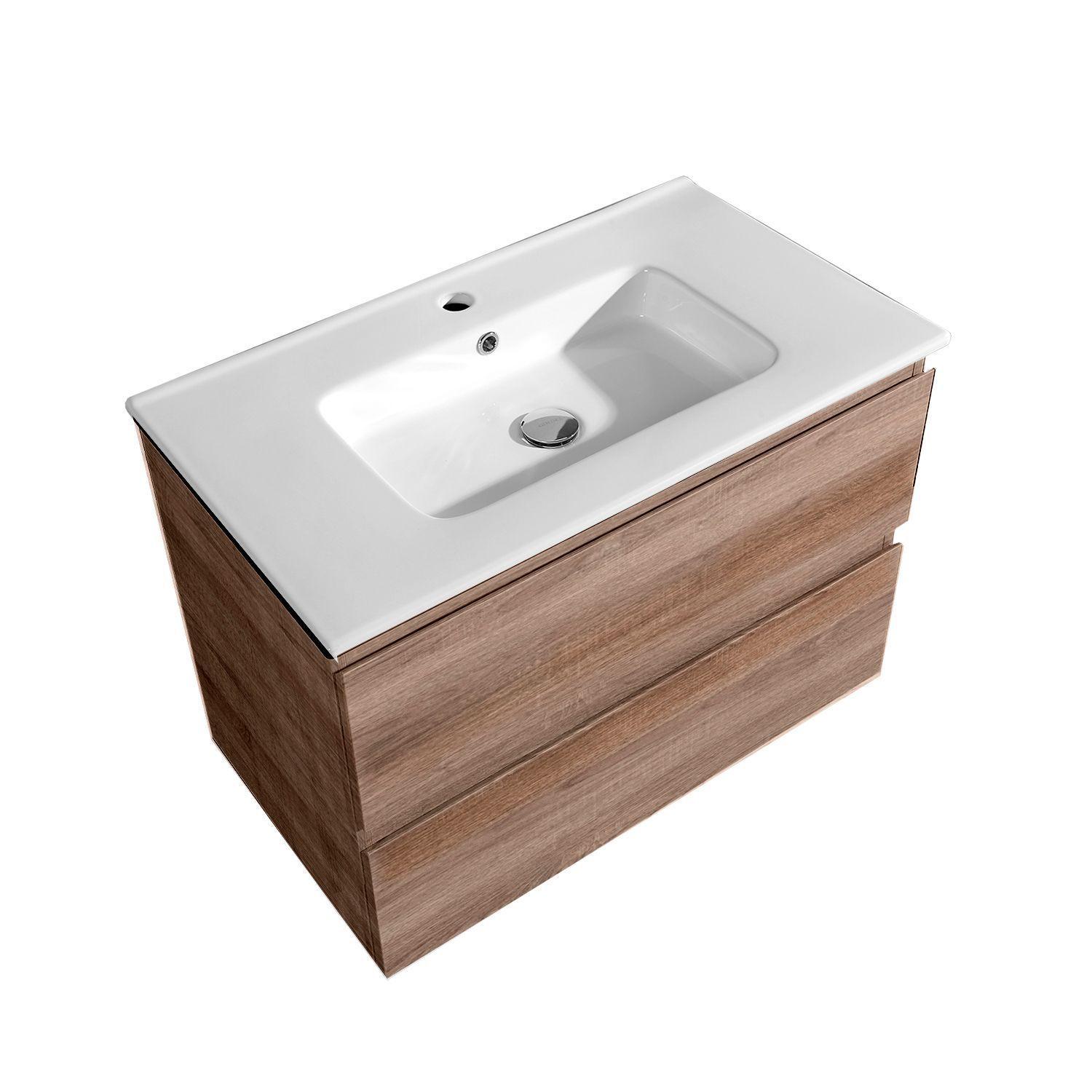 Mueble Vanitorio Bära Oslo 90 cm Marrón-1