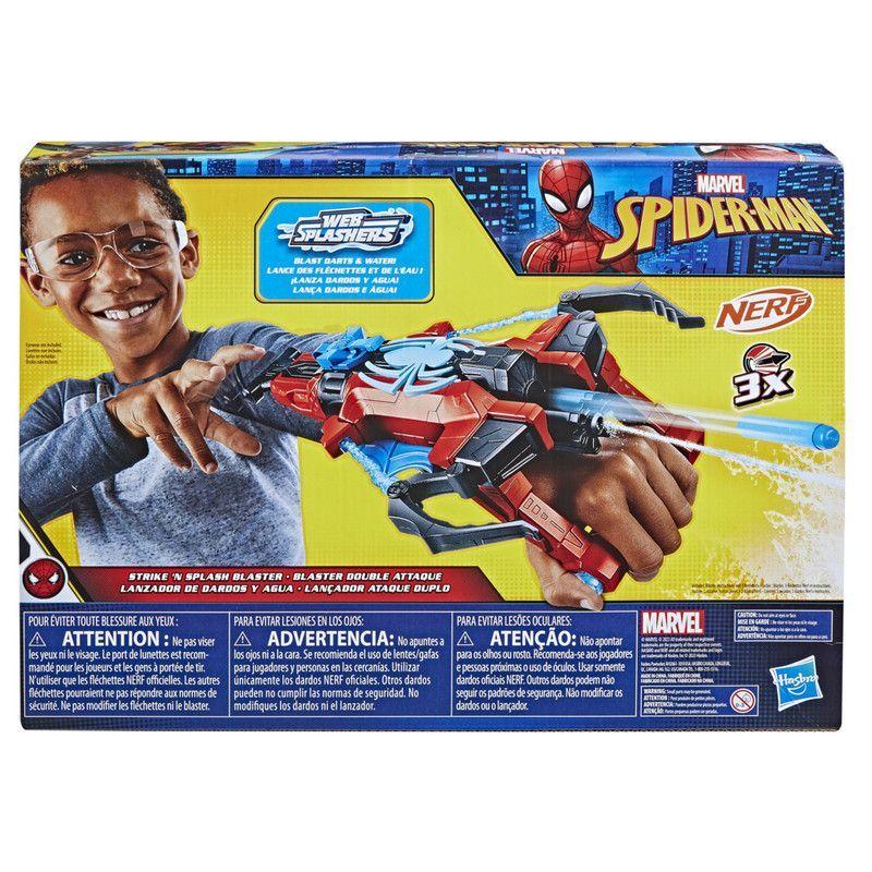 Lanzador Nerf Spider-Man dardos y agua-3