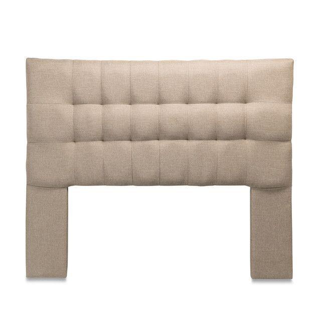 Respaldo Alicante Con Patas Tela 2 Plazas Beige-0