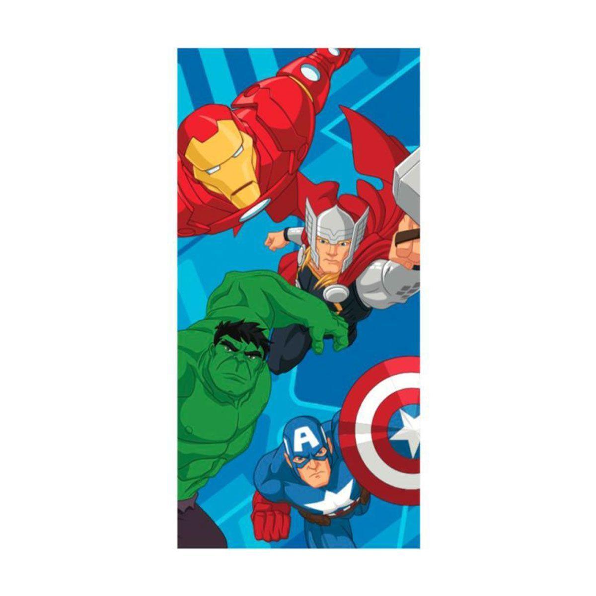 AVENGERS - TOALLA PLAYA ALGODÓN - SUPER - 70 X 140 CM - MARVEL-0