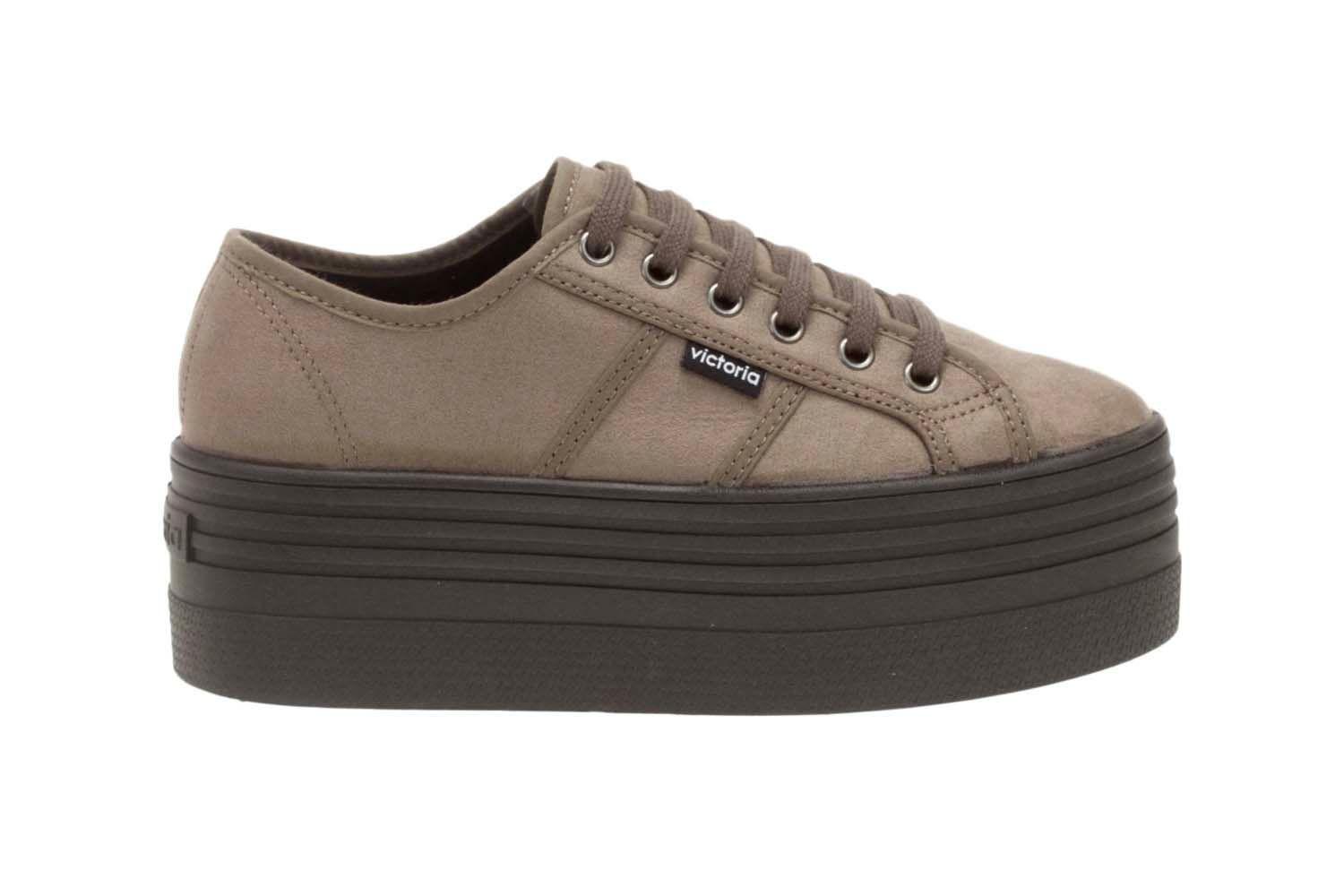 Zapatilla Victoria Barcelona Doble Antelina Vison-0