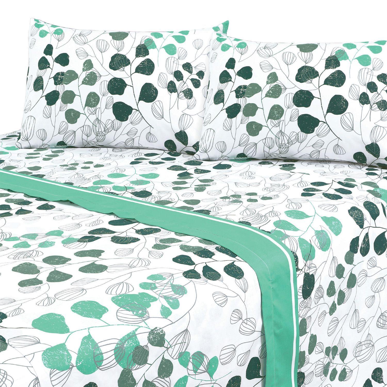 Juego de Sabanas T144 2 Plazas Amanda Verde-0