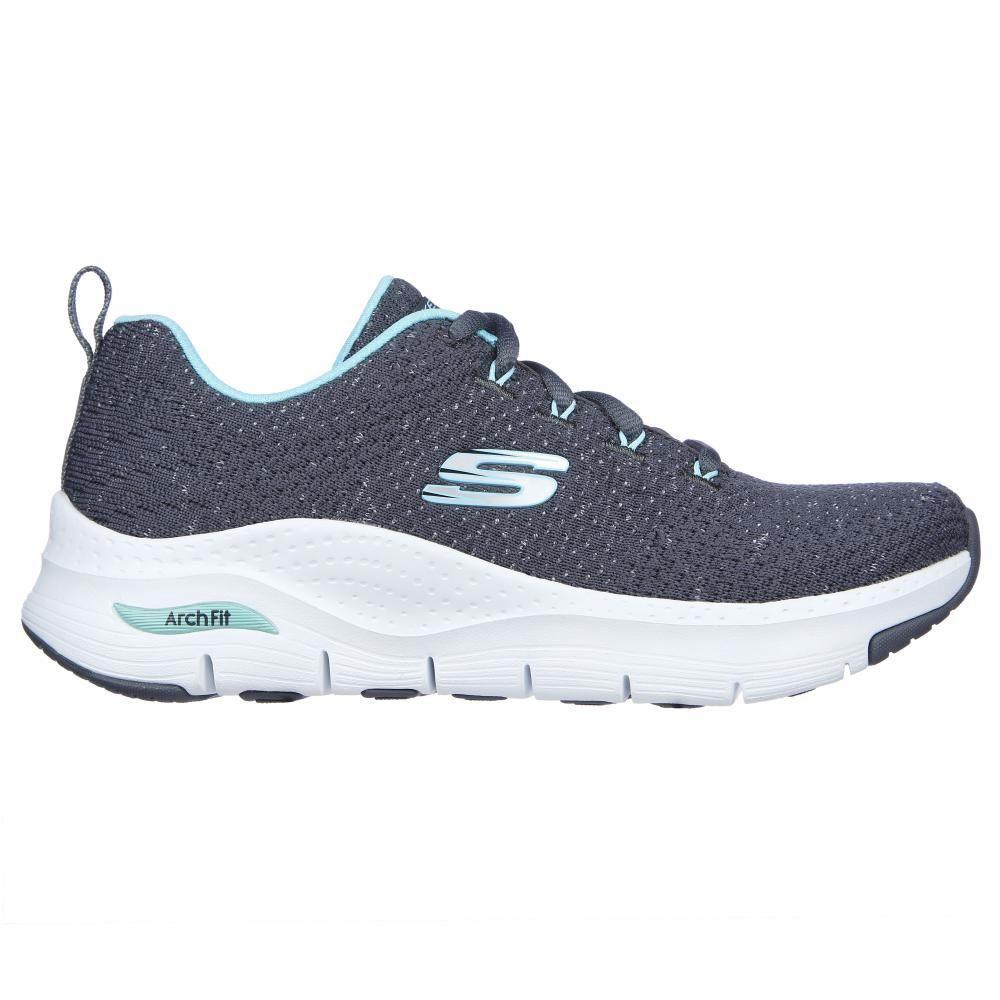 Zapatilla Mujer Arch Fit G Gris Skechers-5