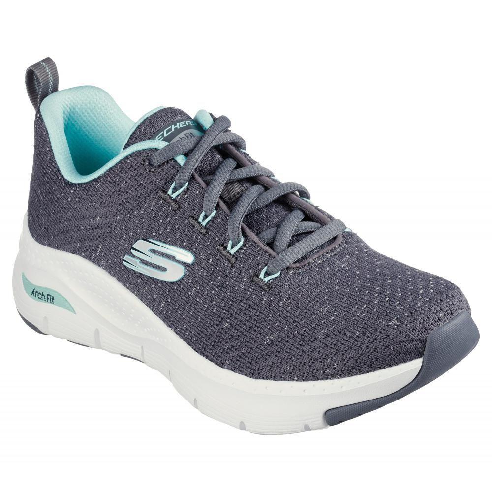 Zapatilla Mujer Arch Fit G Gris Skechers-0