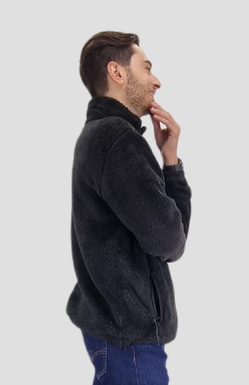Poleron sherpa broches negro-1