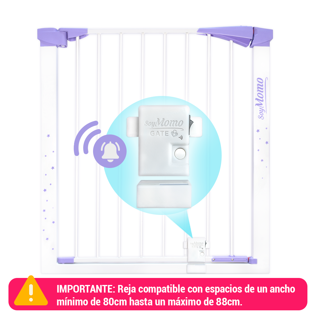 SoyMomo Baby Gate Smart Reja de Seguridad-1