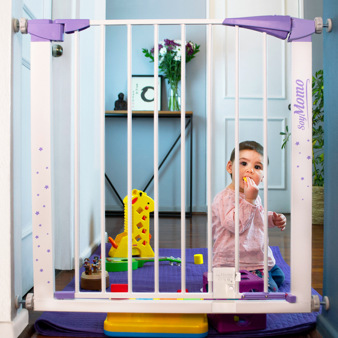 SoyMomo Baby Gate Smart Reja de Seguridad-4