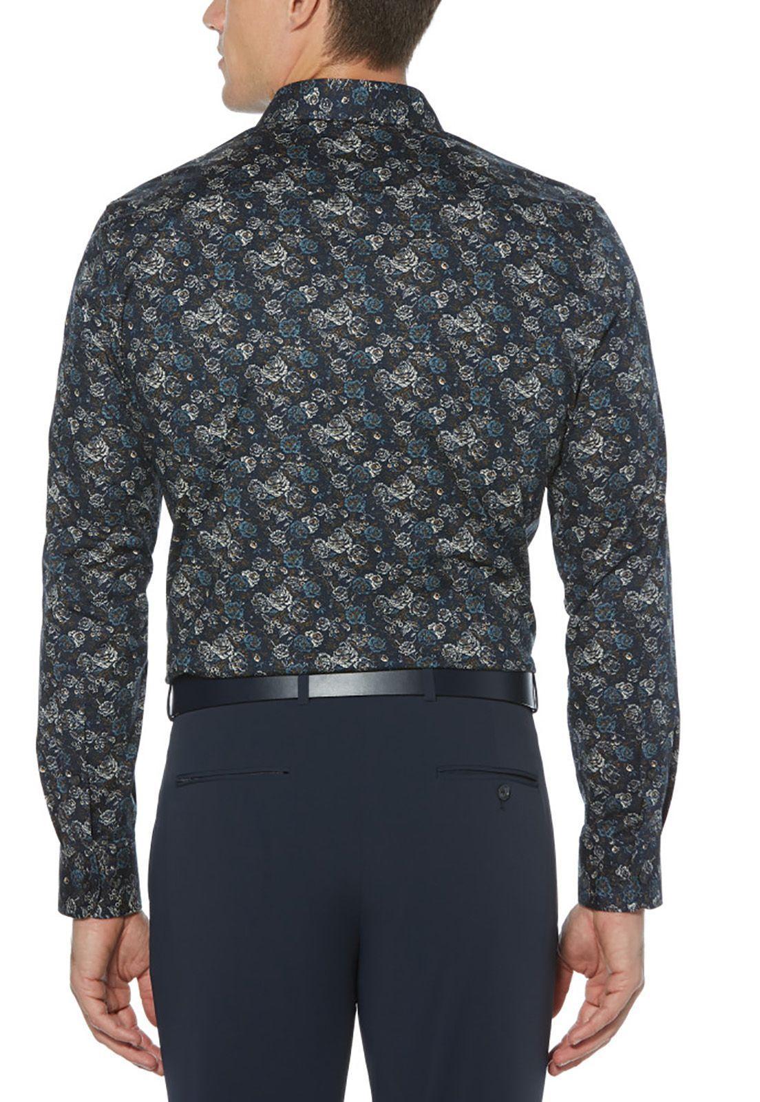 Camisa Navy Casual Estampada-2