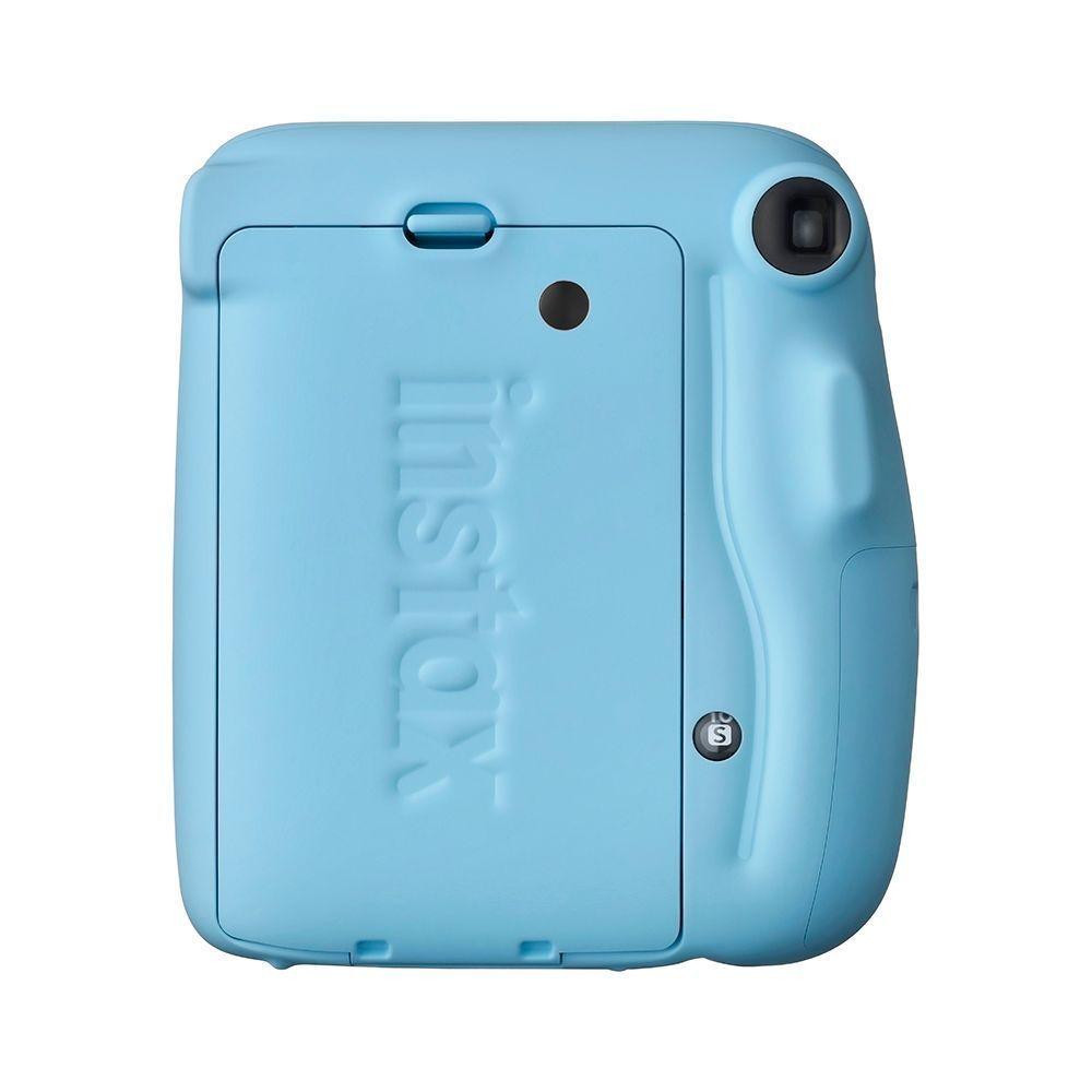 KIT MINI 11 COLOR SKY BLUE + PELÍCULAS DE 10 FOTOS + ÁLBUM ESCRITORIO-3