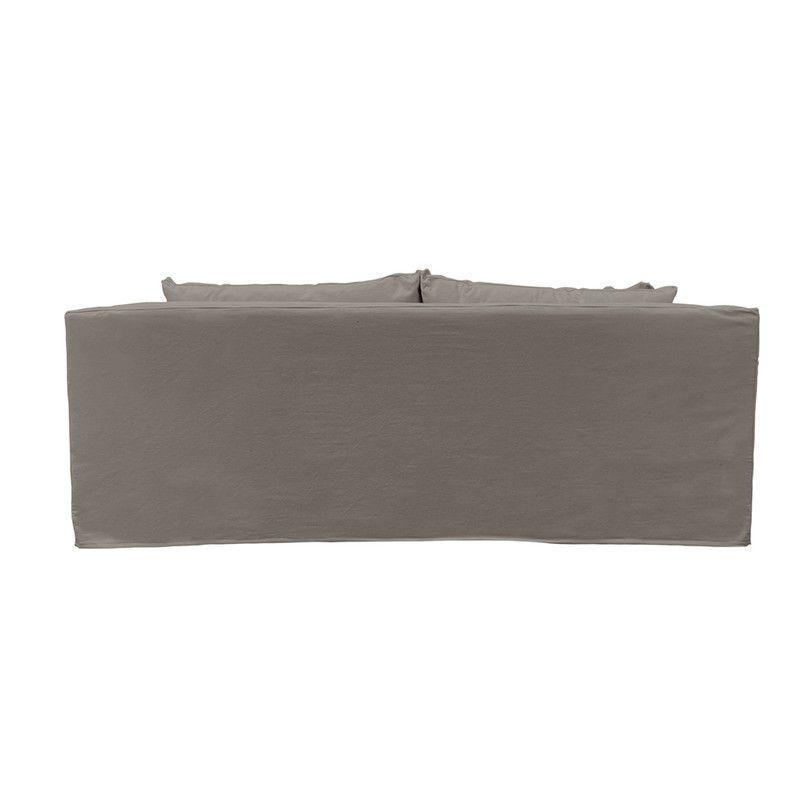 Sofá Puelo Lino Gris Piedra 3C-3