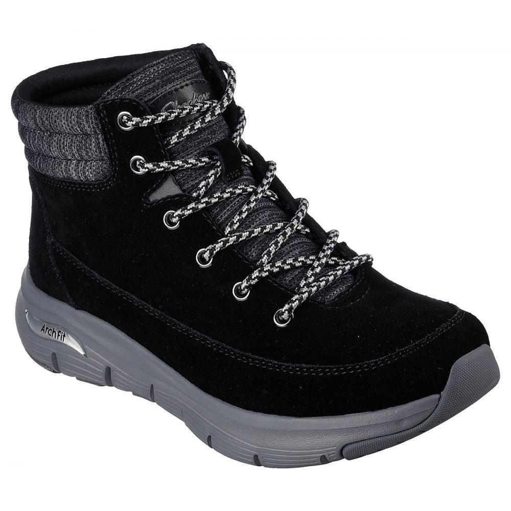 Botin Mujer Arch Fit Smooth Negro Skechers-5
