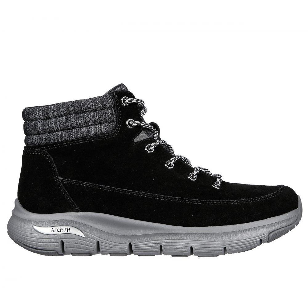 Botin Mujer Arch Fit Smooth Negro Skechers-0