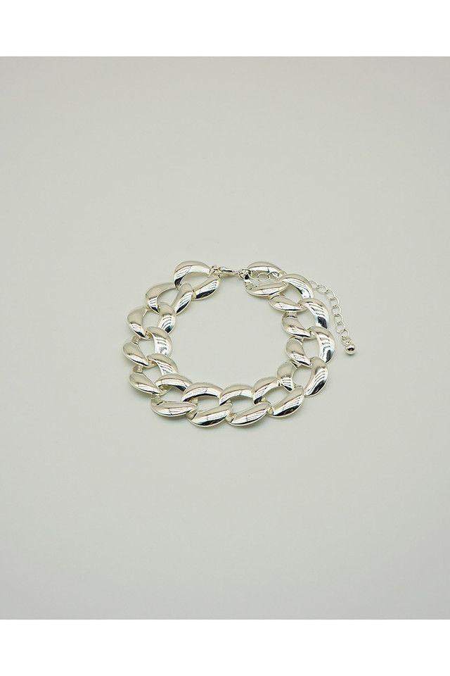 Pulsera Blanda Rosario Plateada I-D-0