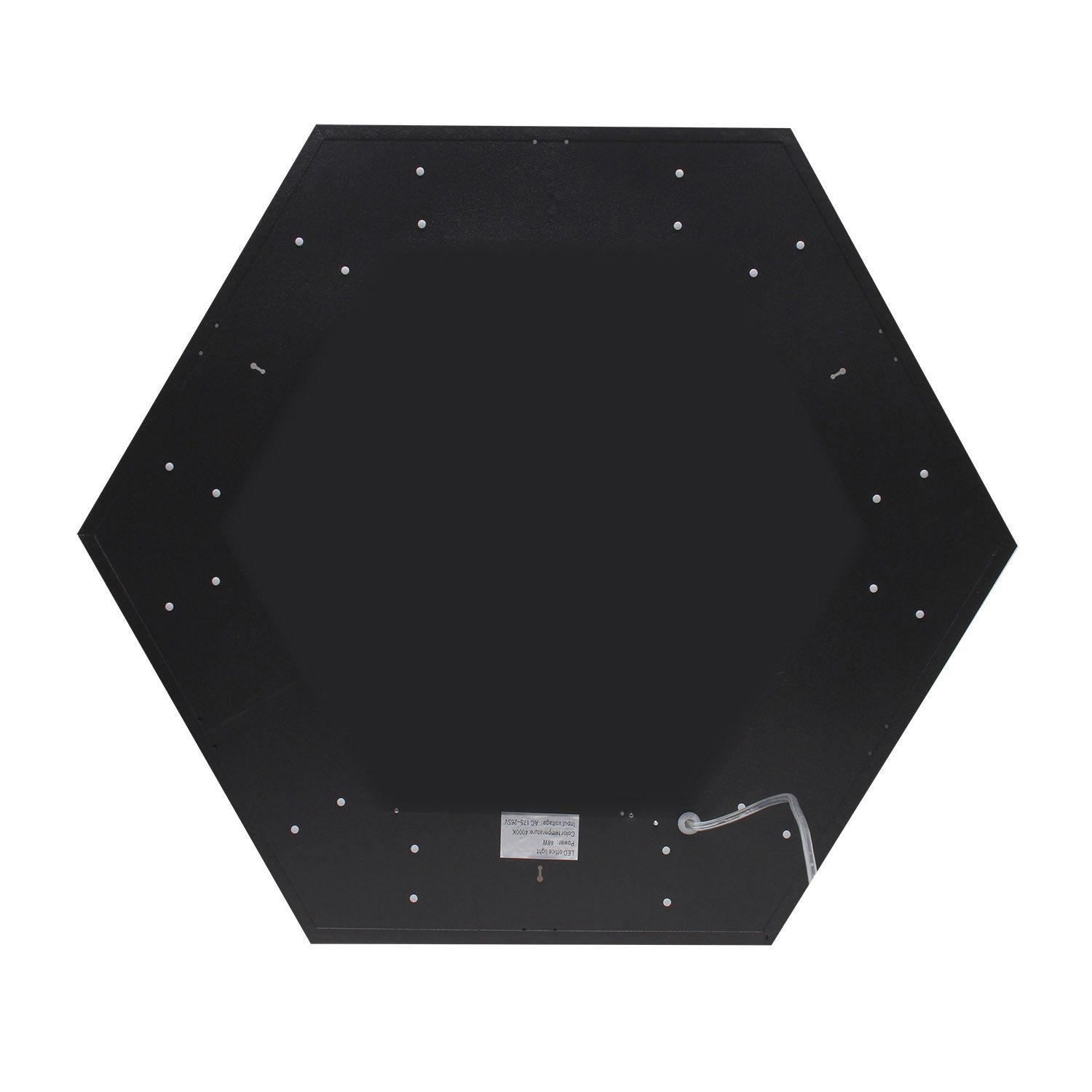Lámpara Colgante LED Hexagonal Cerrada 48W Sudeep-2