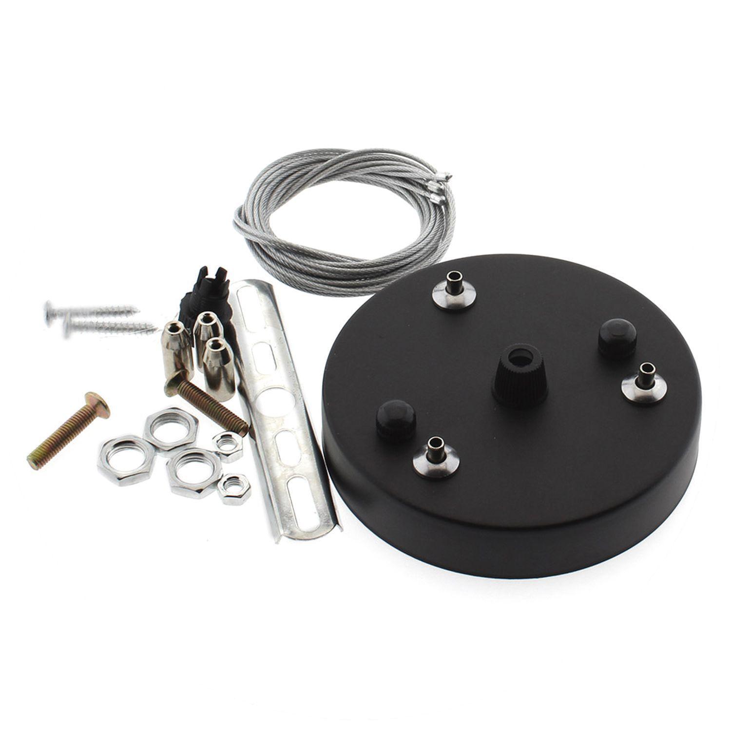 Lámpara Colgante LED Hexagonal Cerrada 48W Sudeep-4