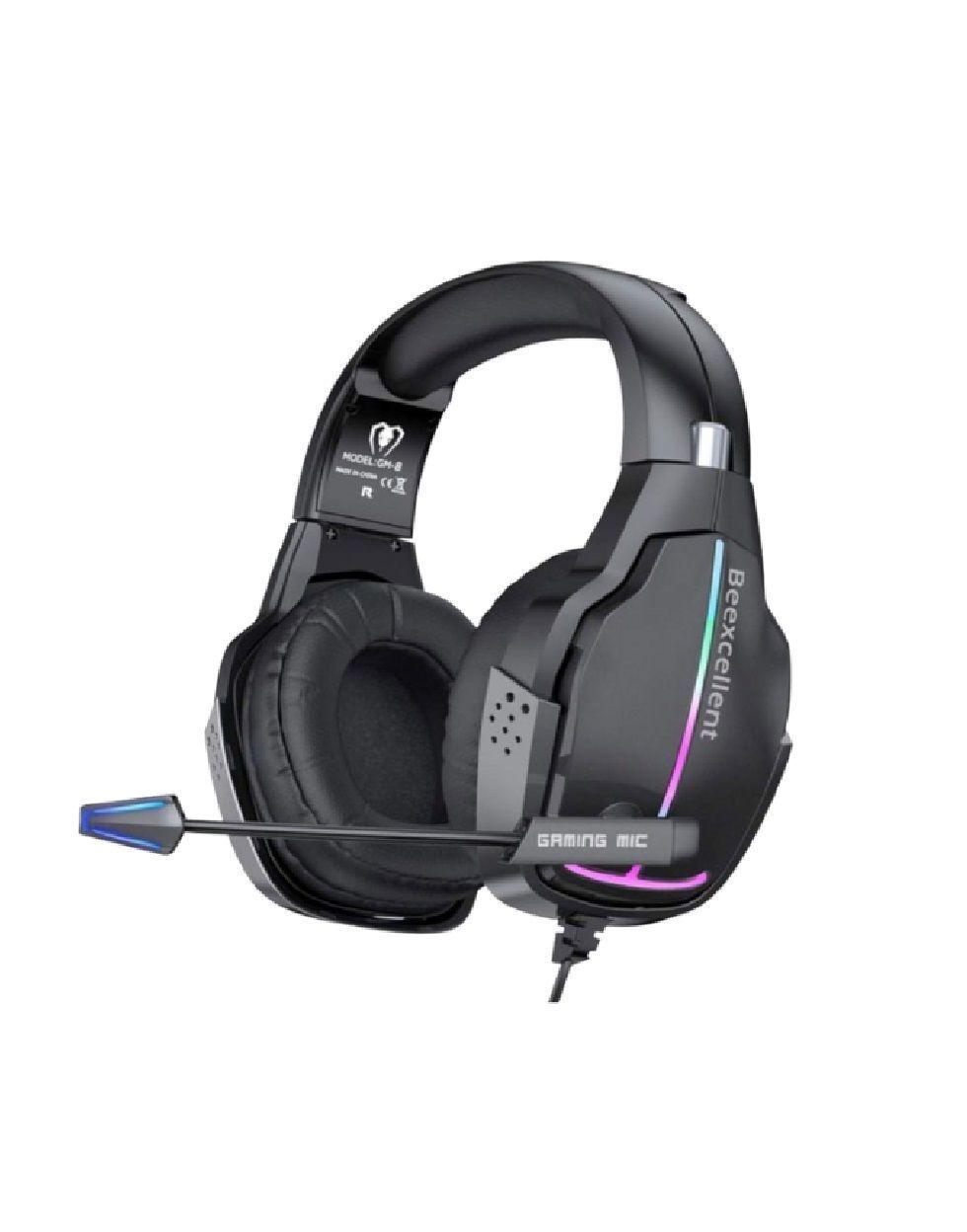 AUDIFONO GAMER BEEXCELENT GM-8 NEGRO-0