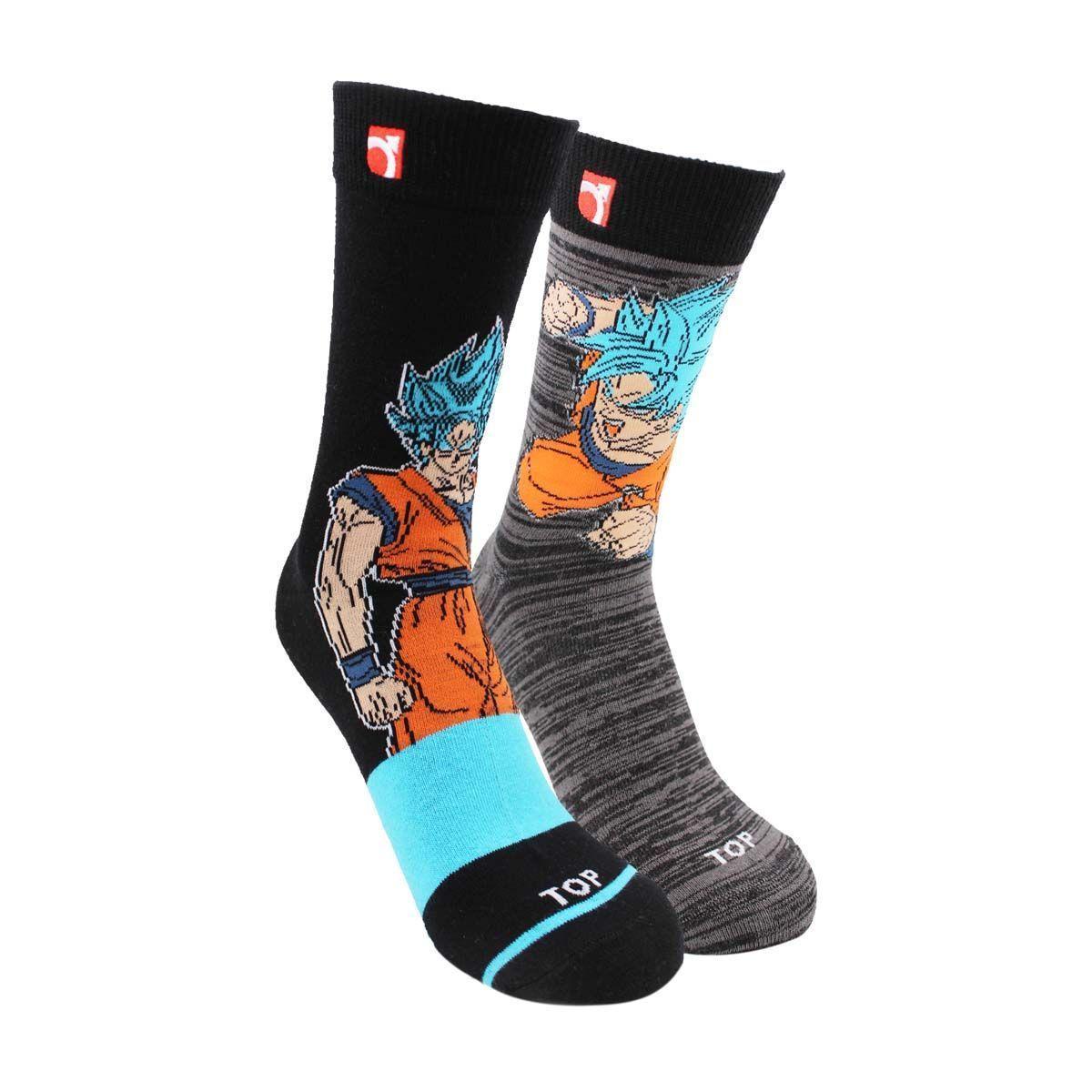 Calcetines Algodón Pack 2 Dragon Ball Super - Goku C1 Top-0