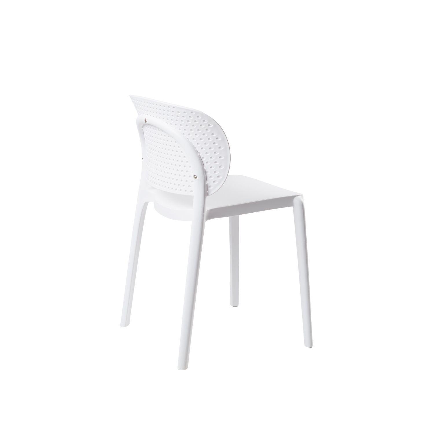 Pack 4 Sillas de Terraza Lorenzo Blanca-2