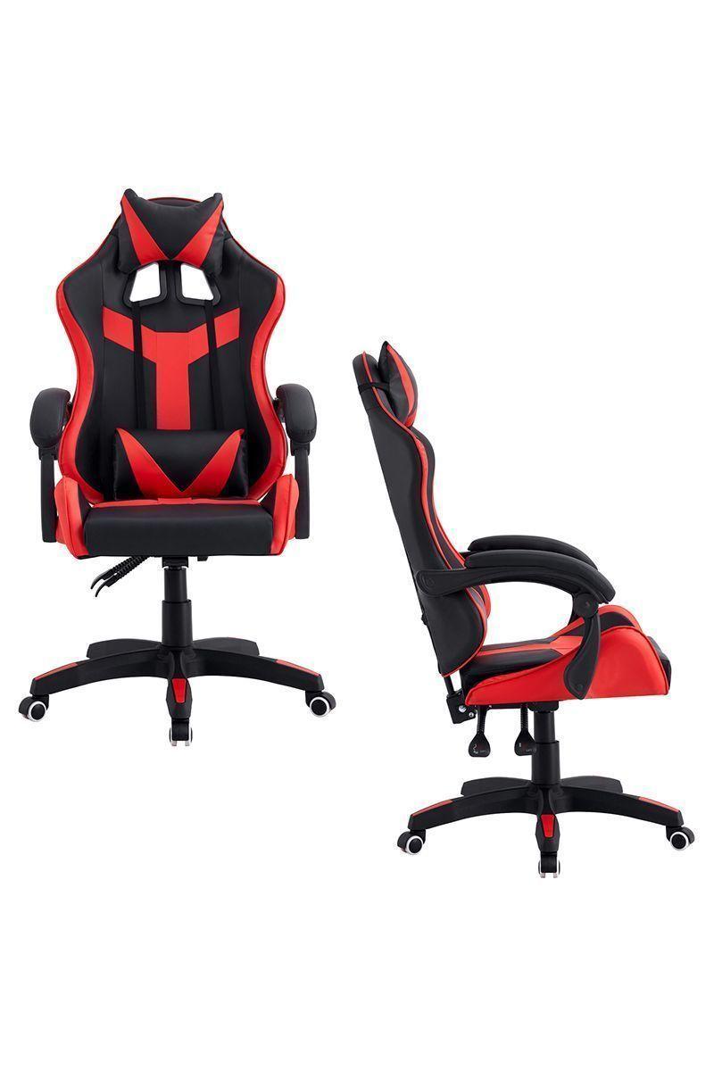 Silla Gamer Racing Multifuncional Rojo-3