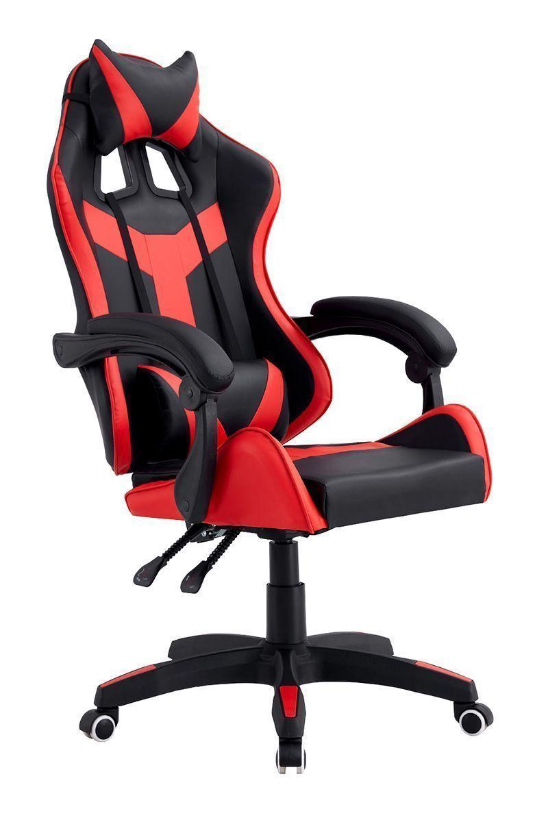 Silla Gamer Racing Multifuncional Rojo-0