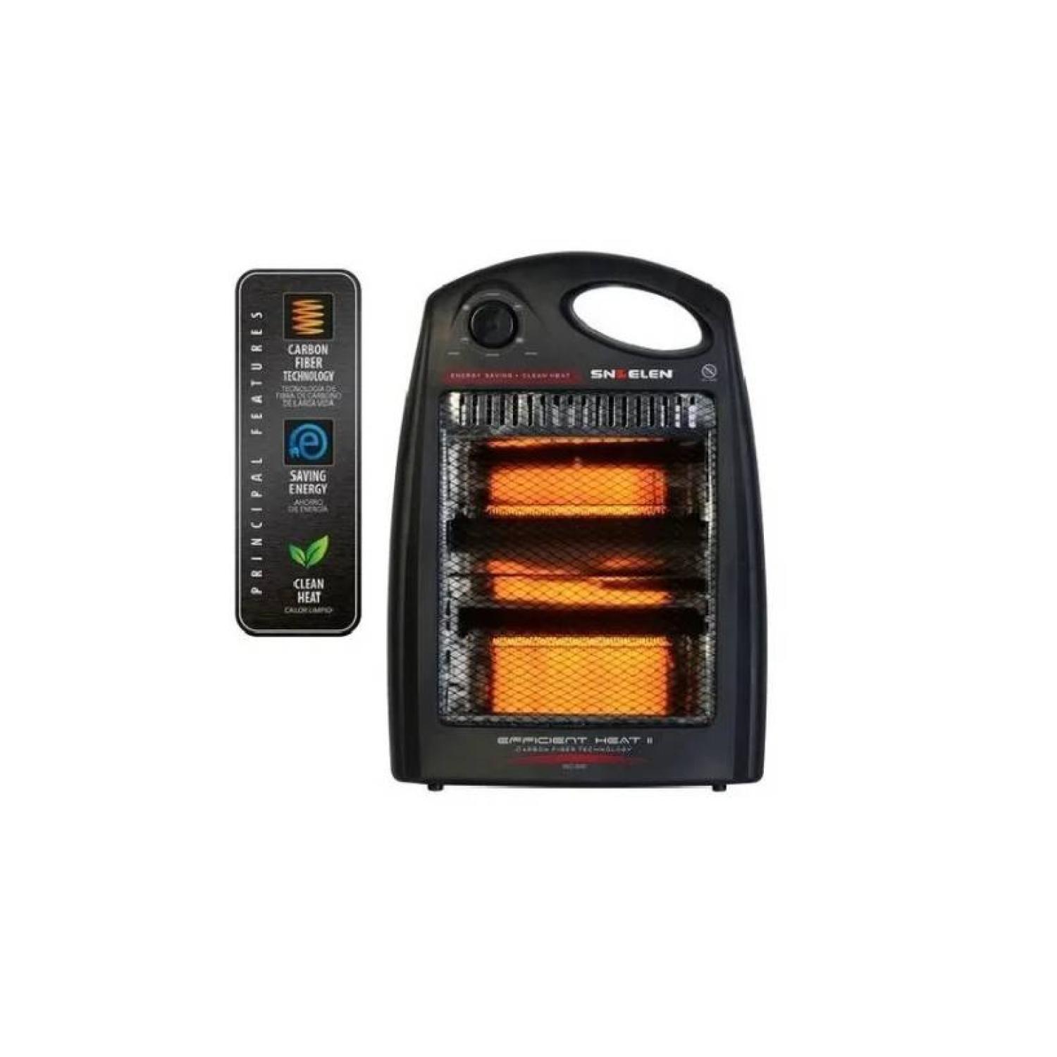 Estufa Calefactor Electrico Carbono 800W EEC-3000NG Sindelen-1