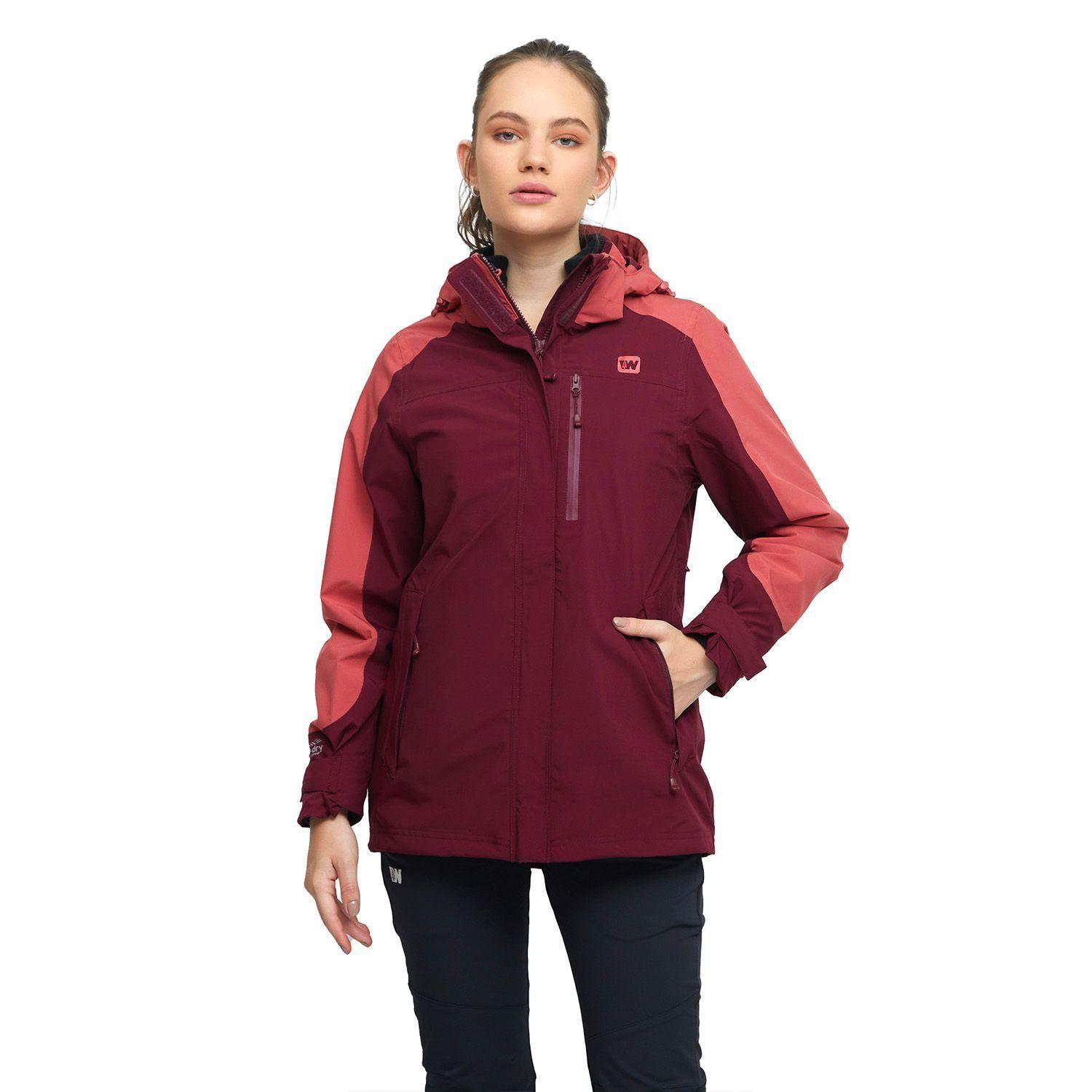 CHAQUETA MUJER WEINBRENNER QUEENSTOWN 3/1 JACKE ROJO-0