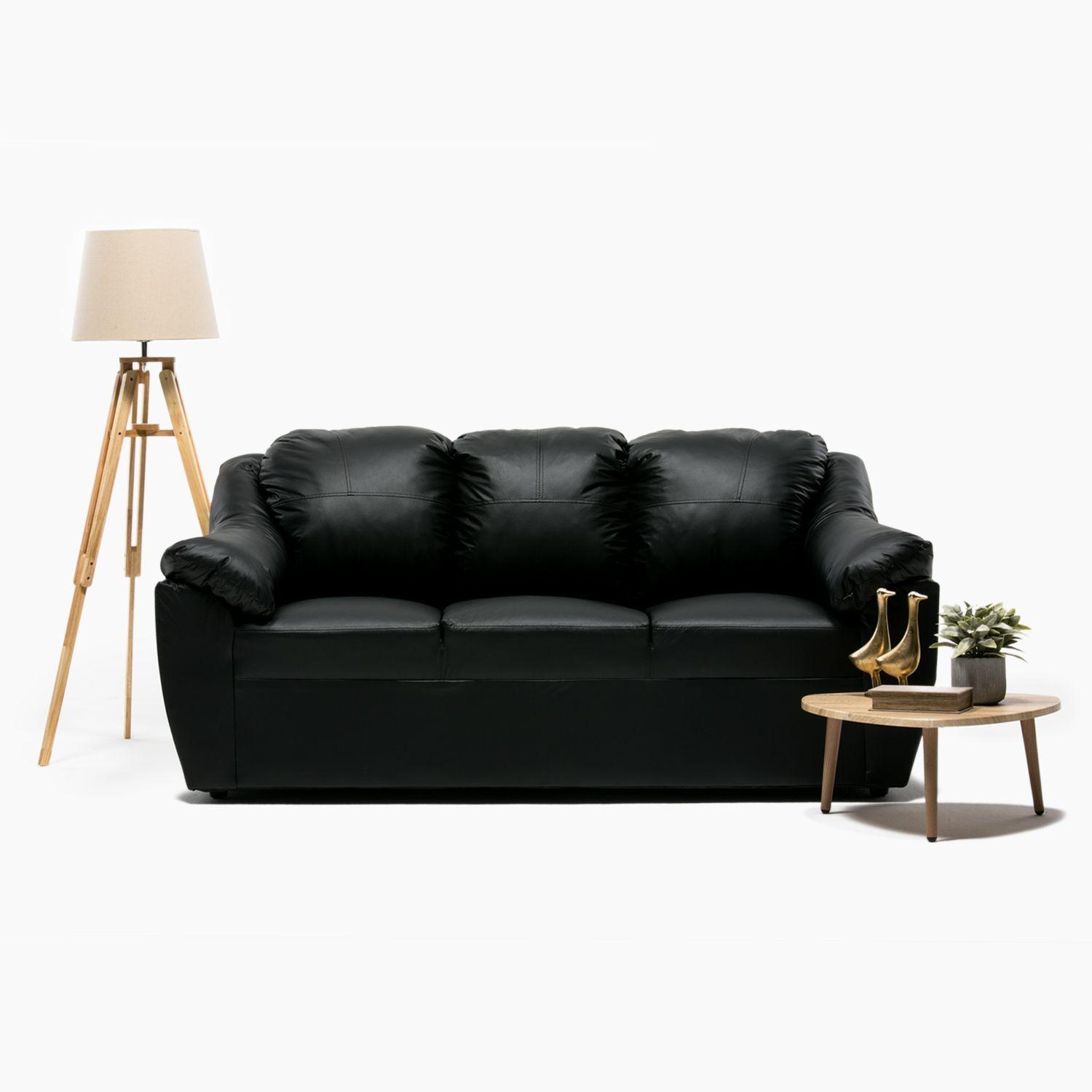 Sofá Genova 3C Pu Negro-4