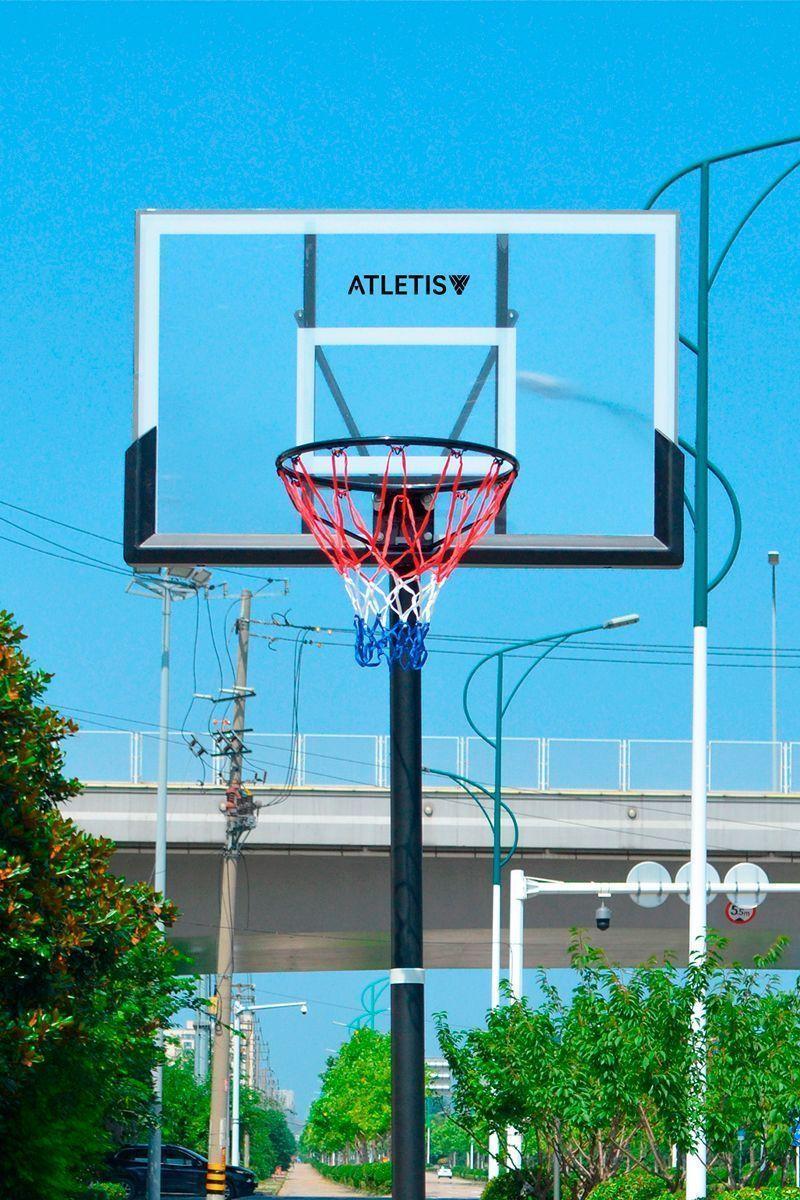 Aro de Basquetbol con Altura Ajustable 3,5 Metros-1