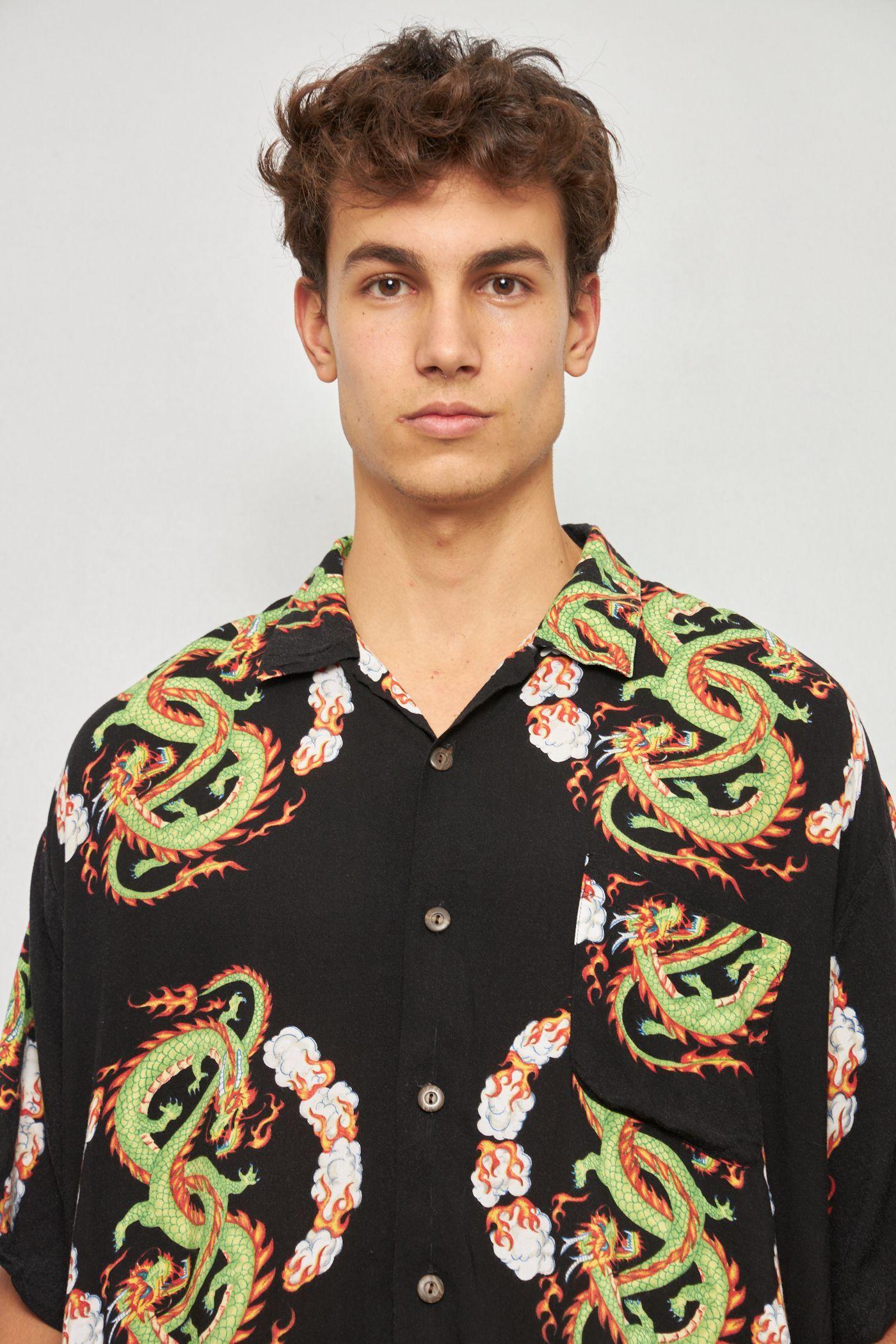 Camisa casual reciclado multicolor current elliot talla L -4