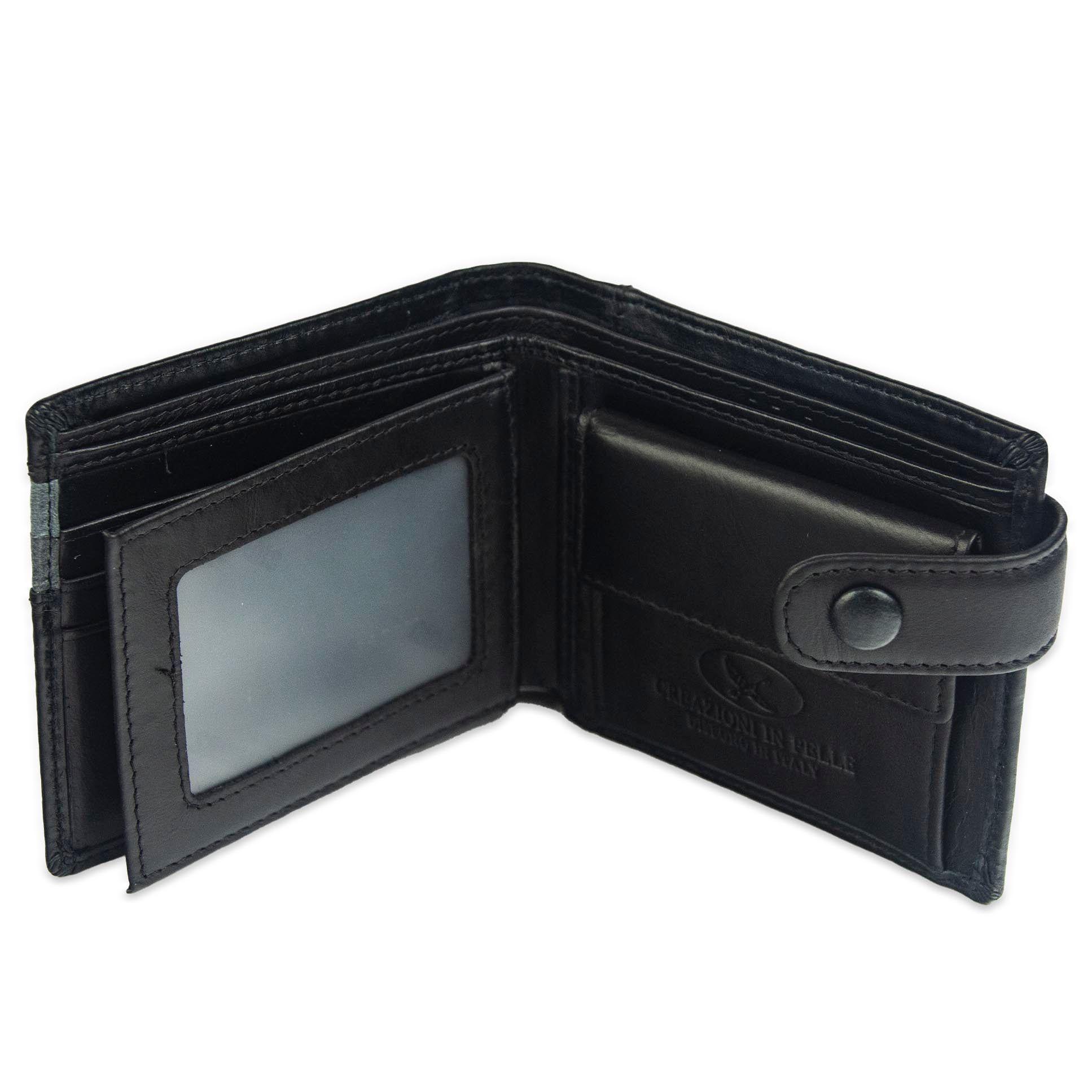 Billetera Gino Rodinis  Paolo 676 Negro/Acero Hombre-2