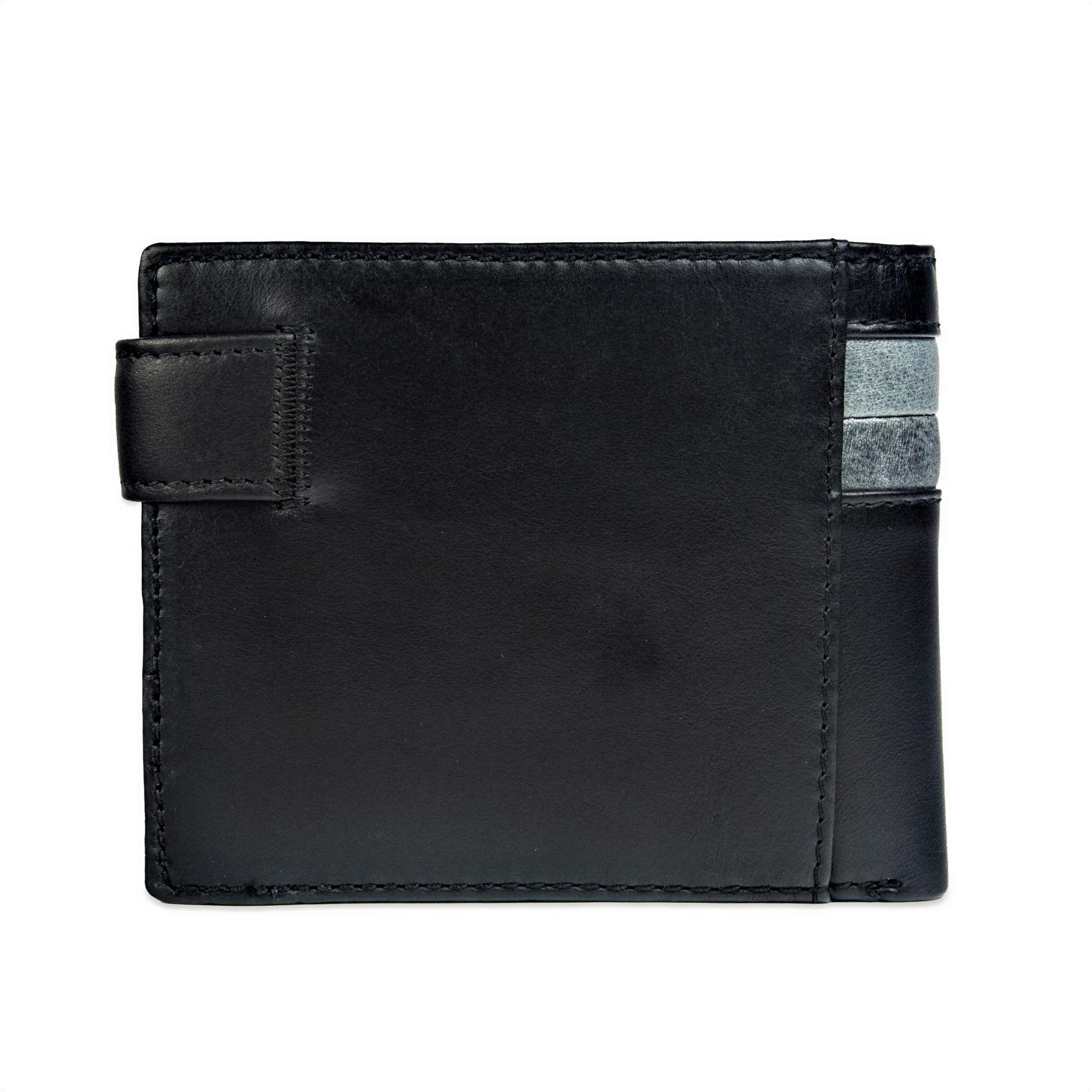 Billetera Gino Rodinis  Paolo 676 Negro/Acero Hombre-4