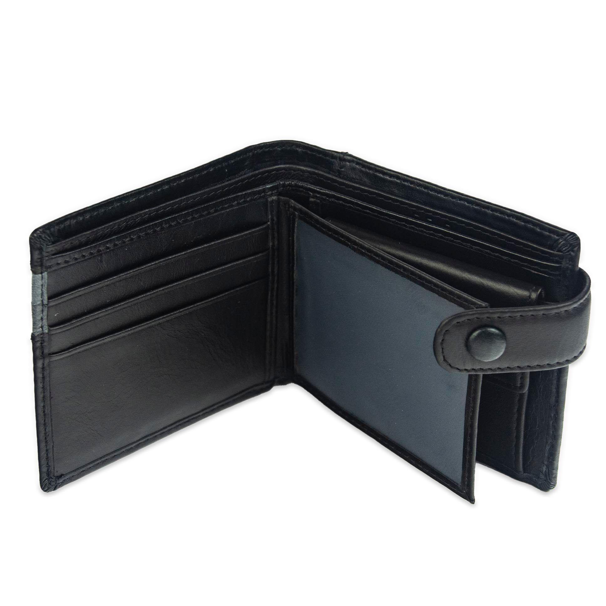 Billetera Gino Rodinis  Paolo 676 Negro/Acero Hombre-3