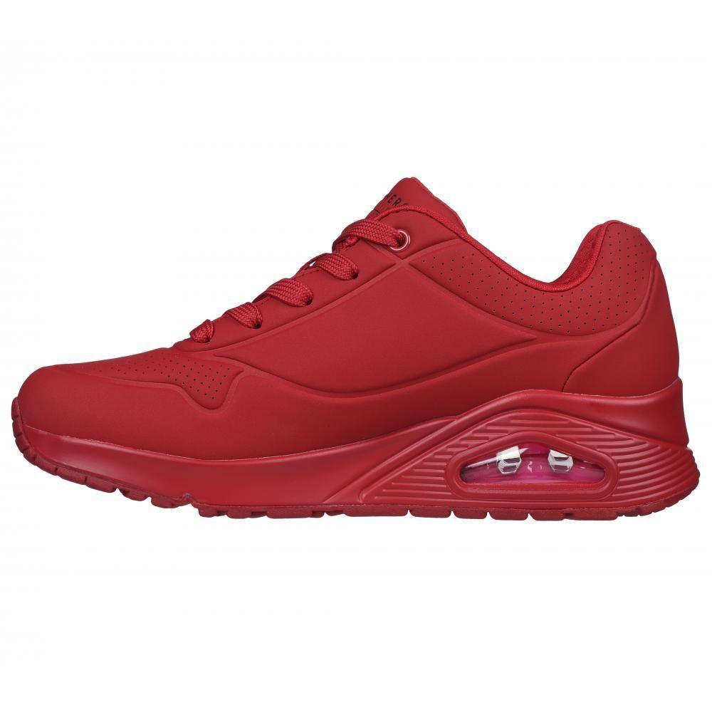 Zapatilla Mujer Uno Rojo Skechers-3
