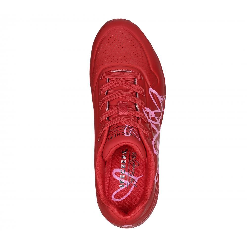 Zapatilla Mujer Uno Rojo Skechers-1