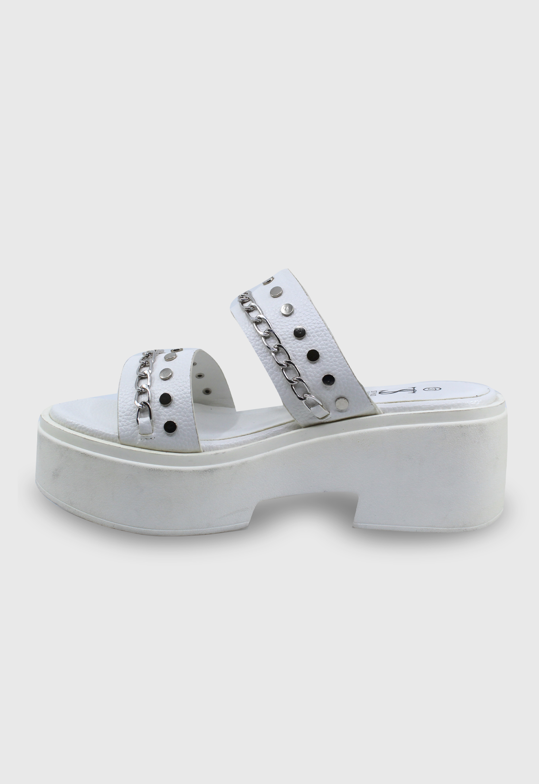 Sandalia Ivette blanco Stylo Shoes-3