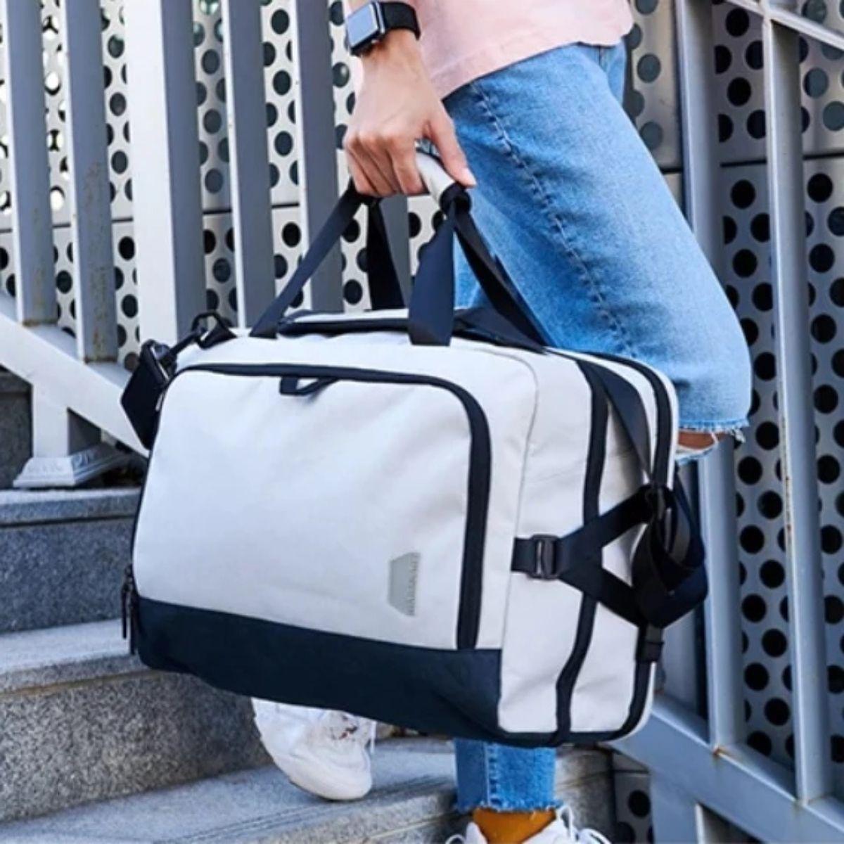 Bagsmart Maletín de viaje Falco para laptop de 15.6" - Gris-7