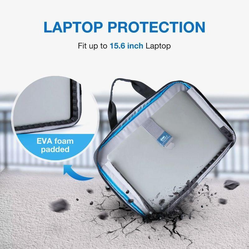 Bagsmart Maletín de viaje Falco para laptop de 15.6" - Gris-1