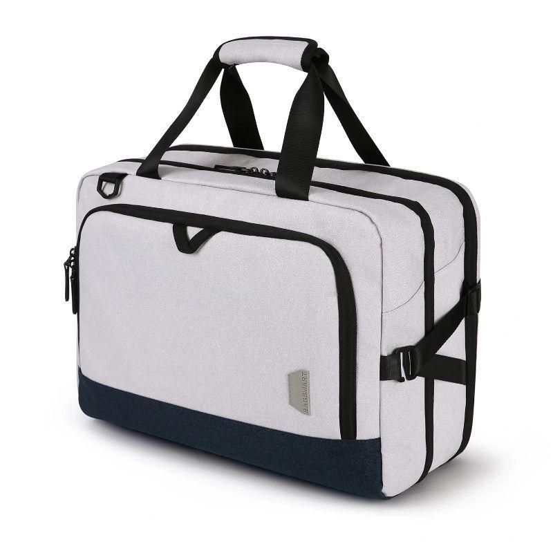 Bagsmart Maletín de viaje Falco para laptop de 15.6" - Gris-2