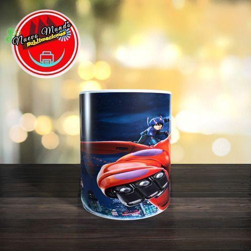 Taza Blanca De Grandes Héroes (big Hero 6)-1