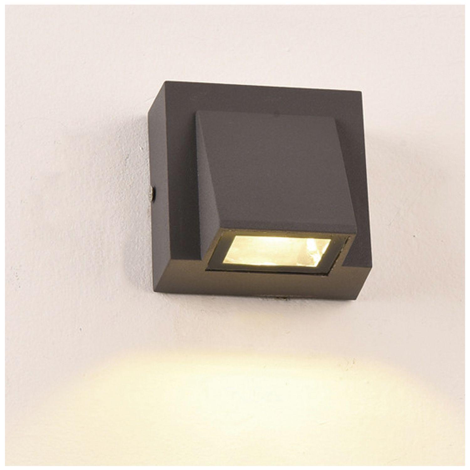 Apliqué LED Exterior Deco Negro 5W-3