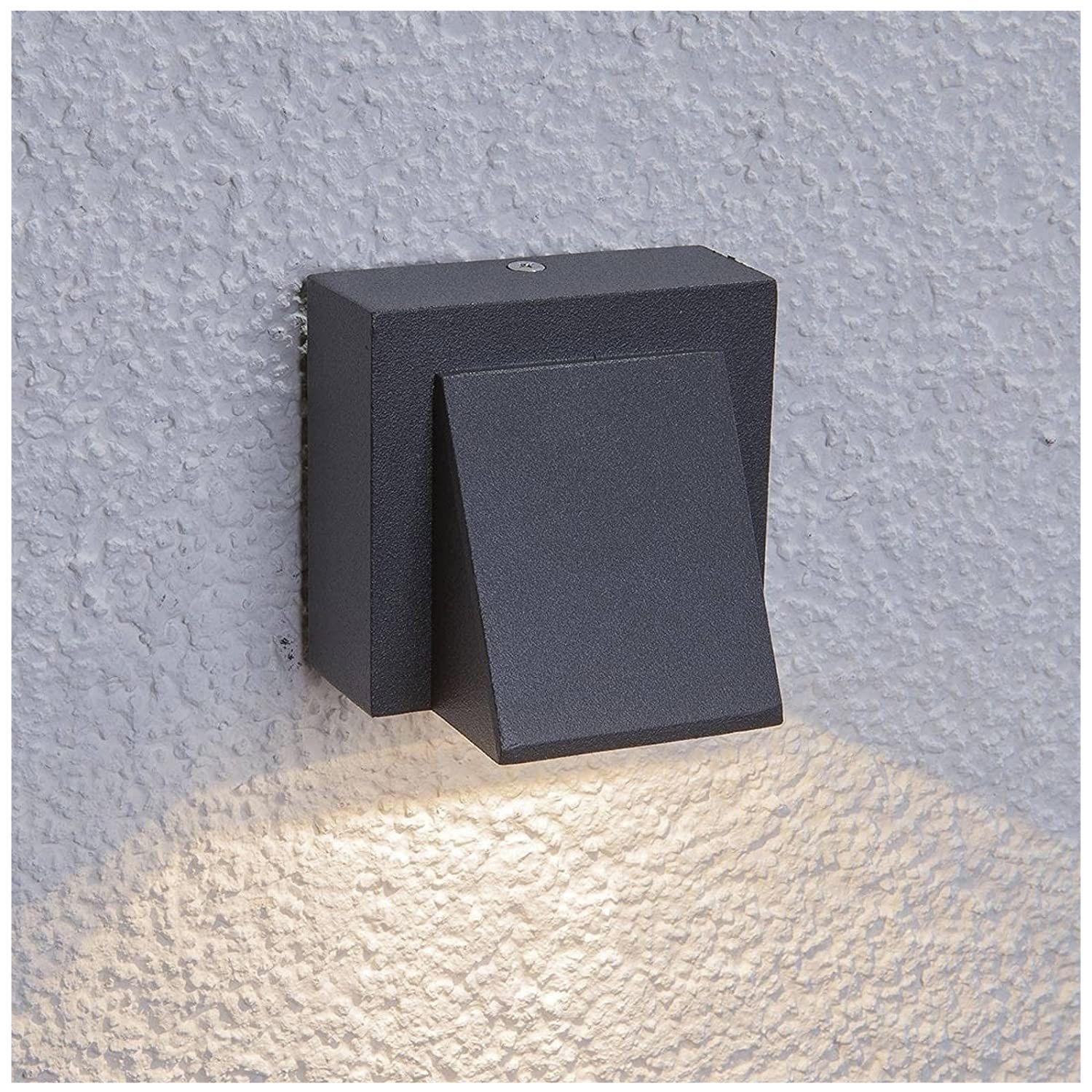 Apliqué LED Exterior Deco Negro 5W-6