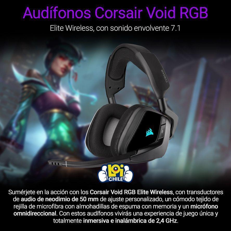 Audifonos Inalambricos Gamer Corsair Void  Elite RGB-1