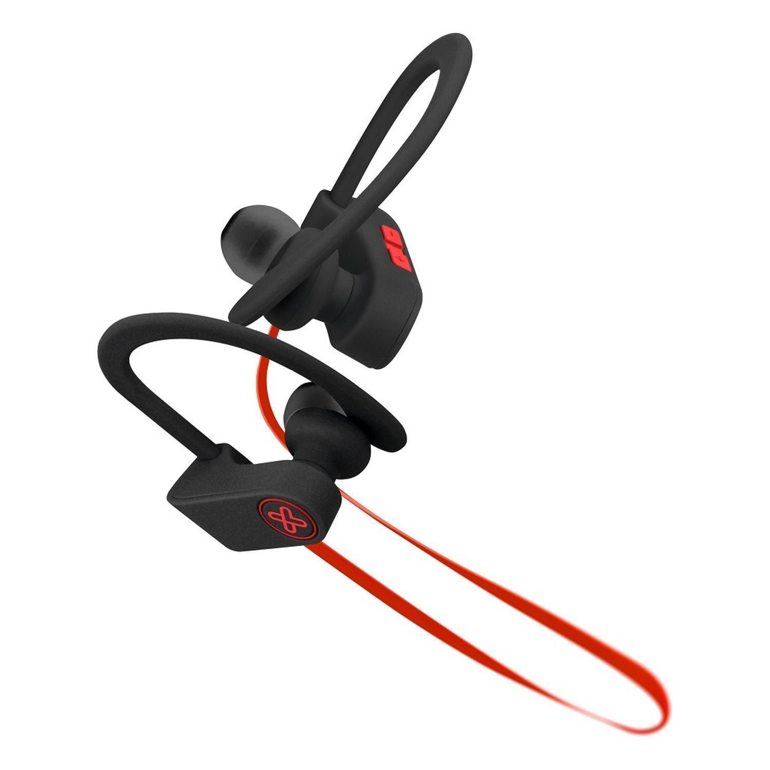 Audifonos sport C/mic BT autonomia 12Hr Klip xtreme KSM-150 rojo-0