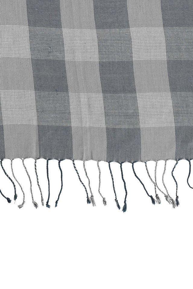 Pañuelo Liso Check Negro Humana-1