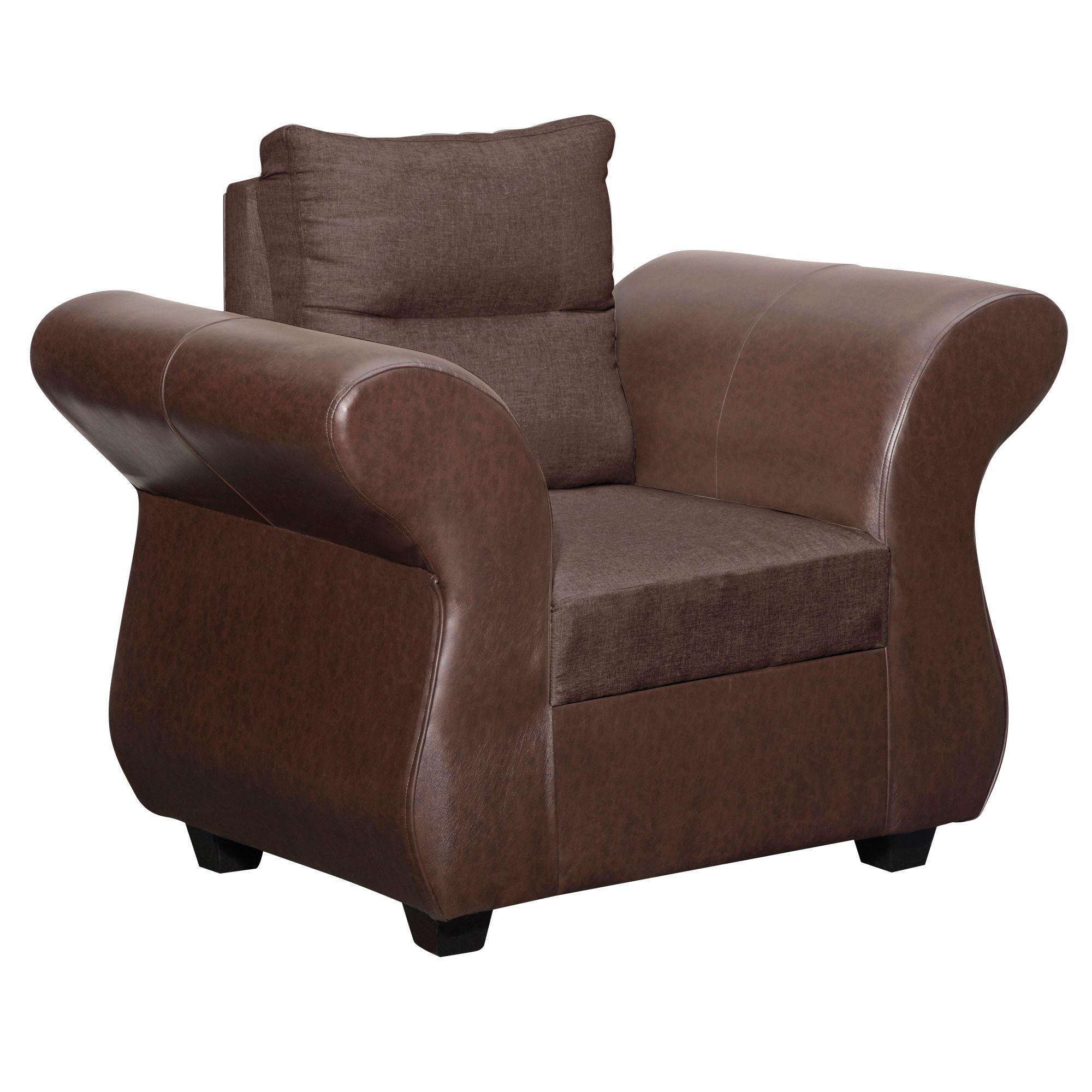 Juego de Living Zara 3.1.1 Tela-Pu Chocolate-3